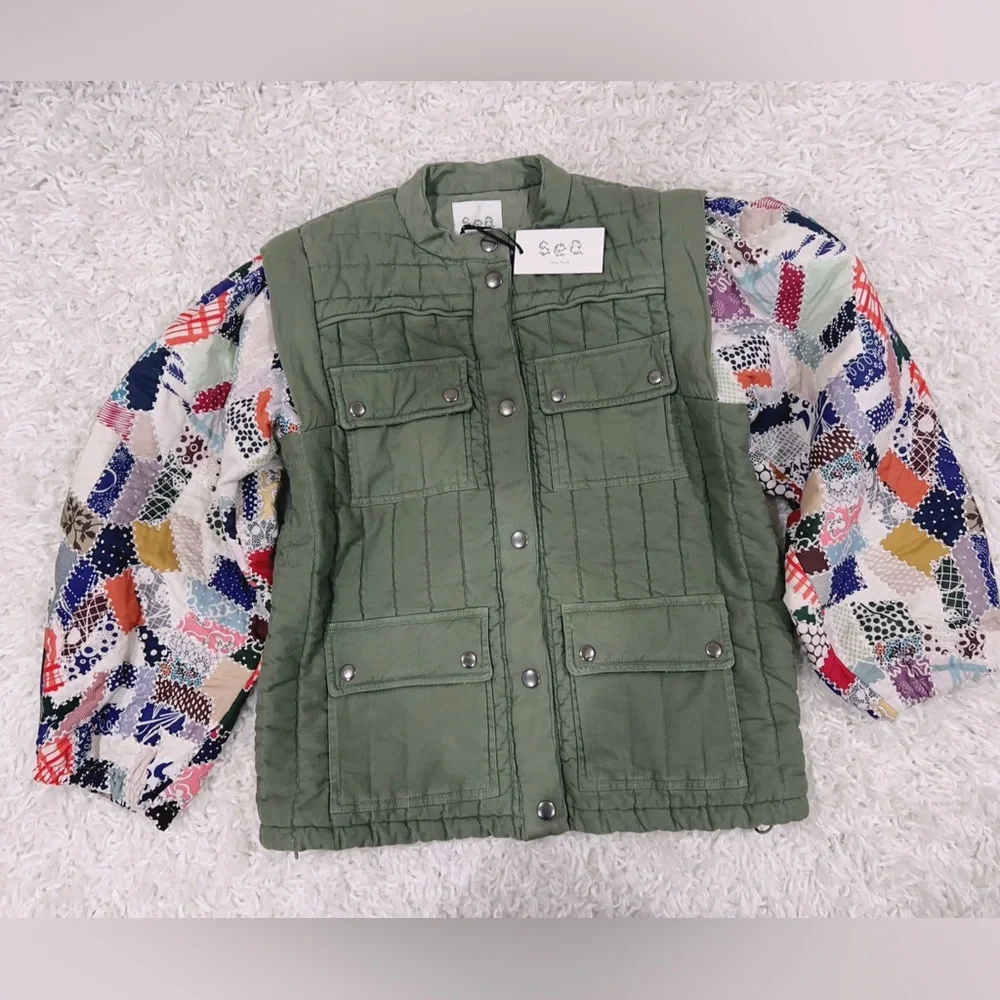 NWT $545 Sea New York Harlow Quilted Jacket Coat - Picture 9 of 9